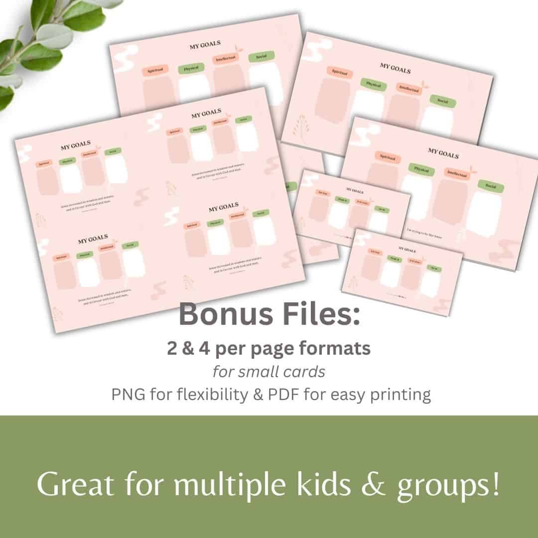 Children and Youth Program Goal Setting LDS | Goal Planning for Youth and Primary Children and Adults Too! - Image 3