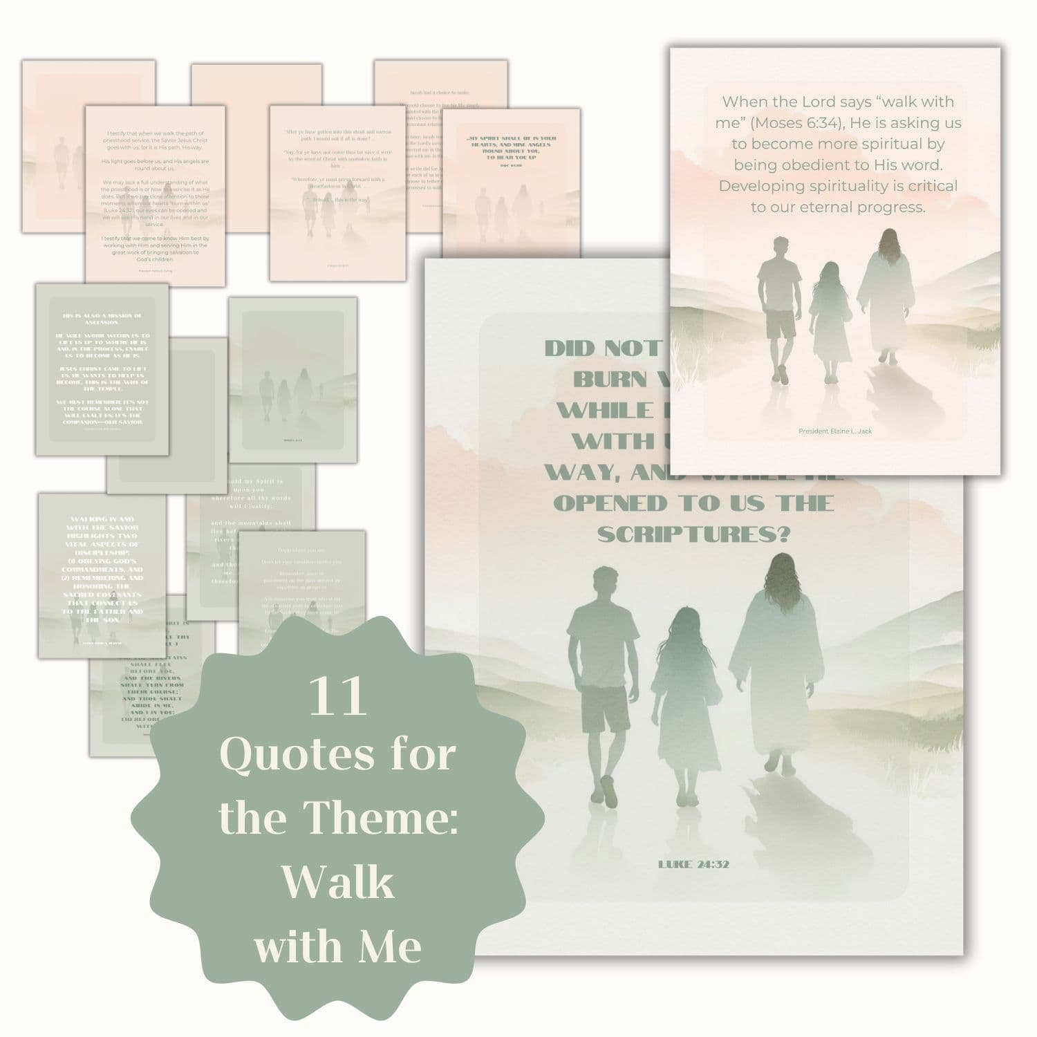 2026 Young Women Bulletin Board Mega Bundle | Walk with Me | LDS YM and YW - Image 4