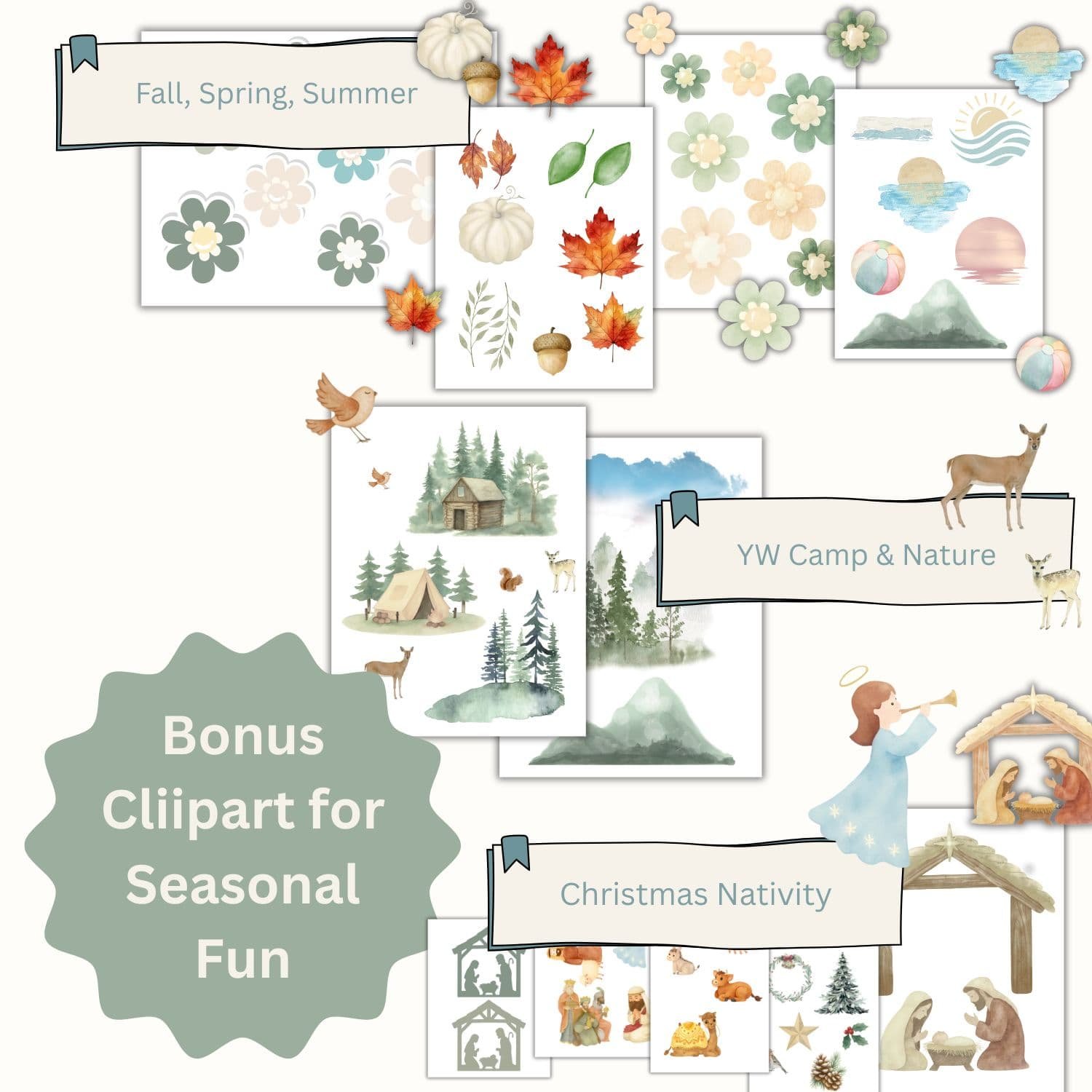 2026 Young Women Bulletin Board Mega Bundle | Walk with Me | LDS YM and YW - Image 8